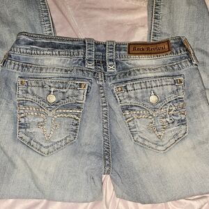 Rock Revival Distressed Alivia Skinny Jeans